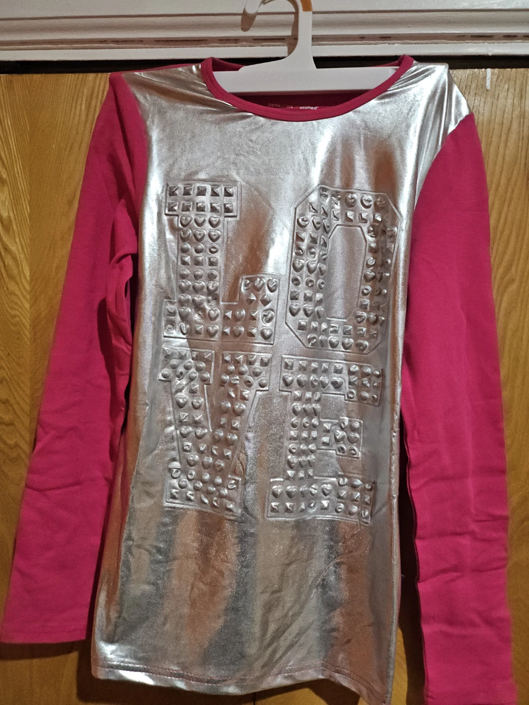 Little Miss Matched Girls LOVE Shirt Size 10