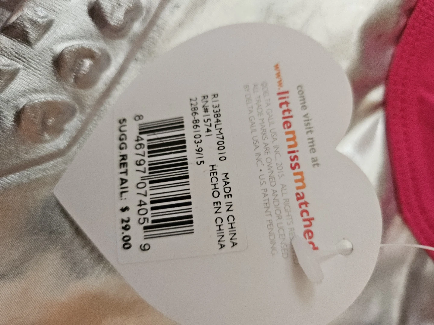 Little Miss Matched Girls LOVE Shirt Size 10 - photo 5