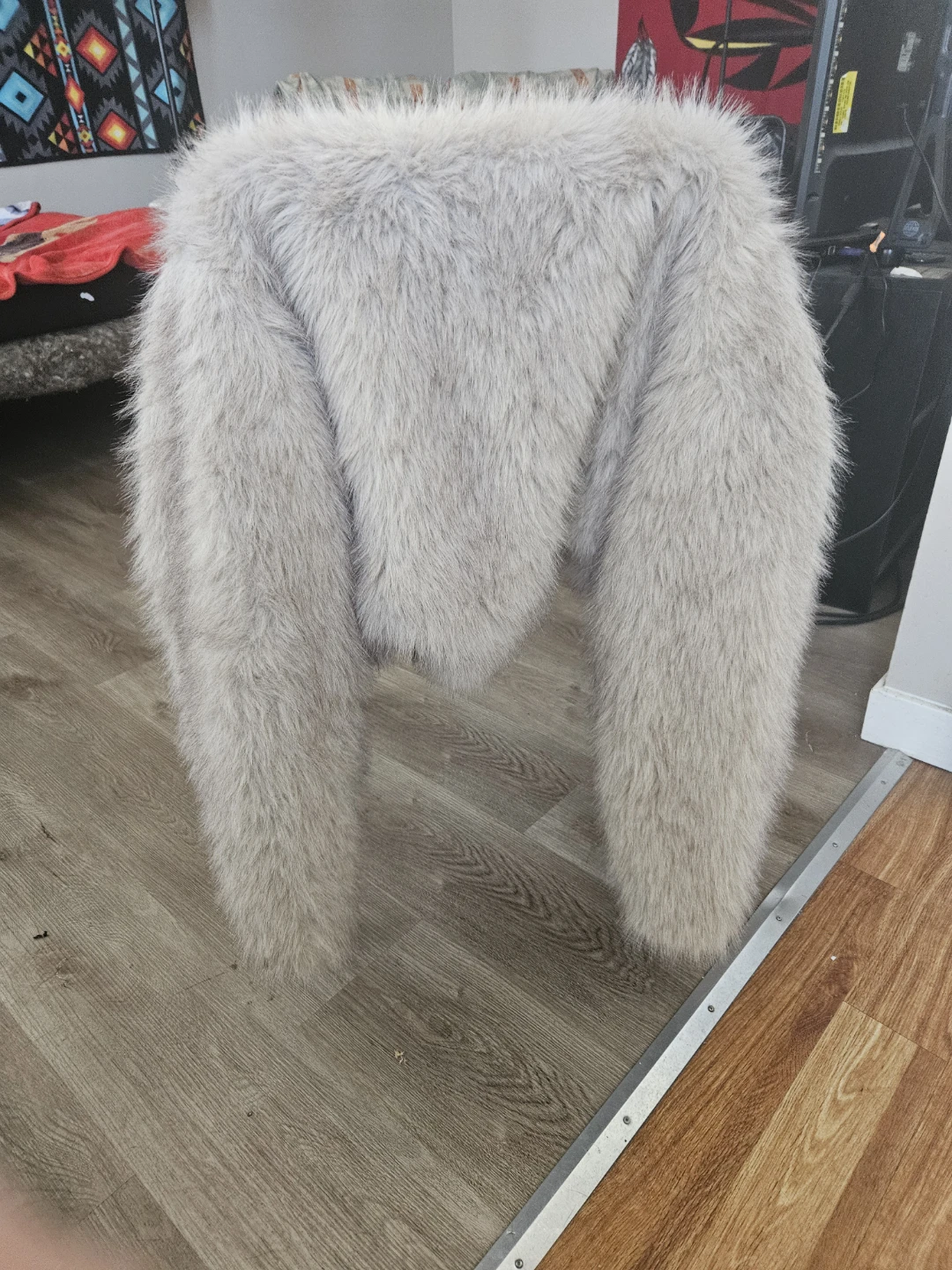 Light Pink Faux Fur Jacket - photo 2