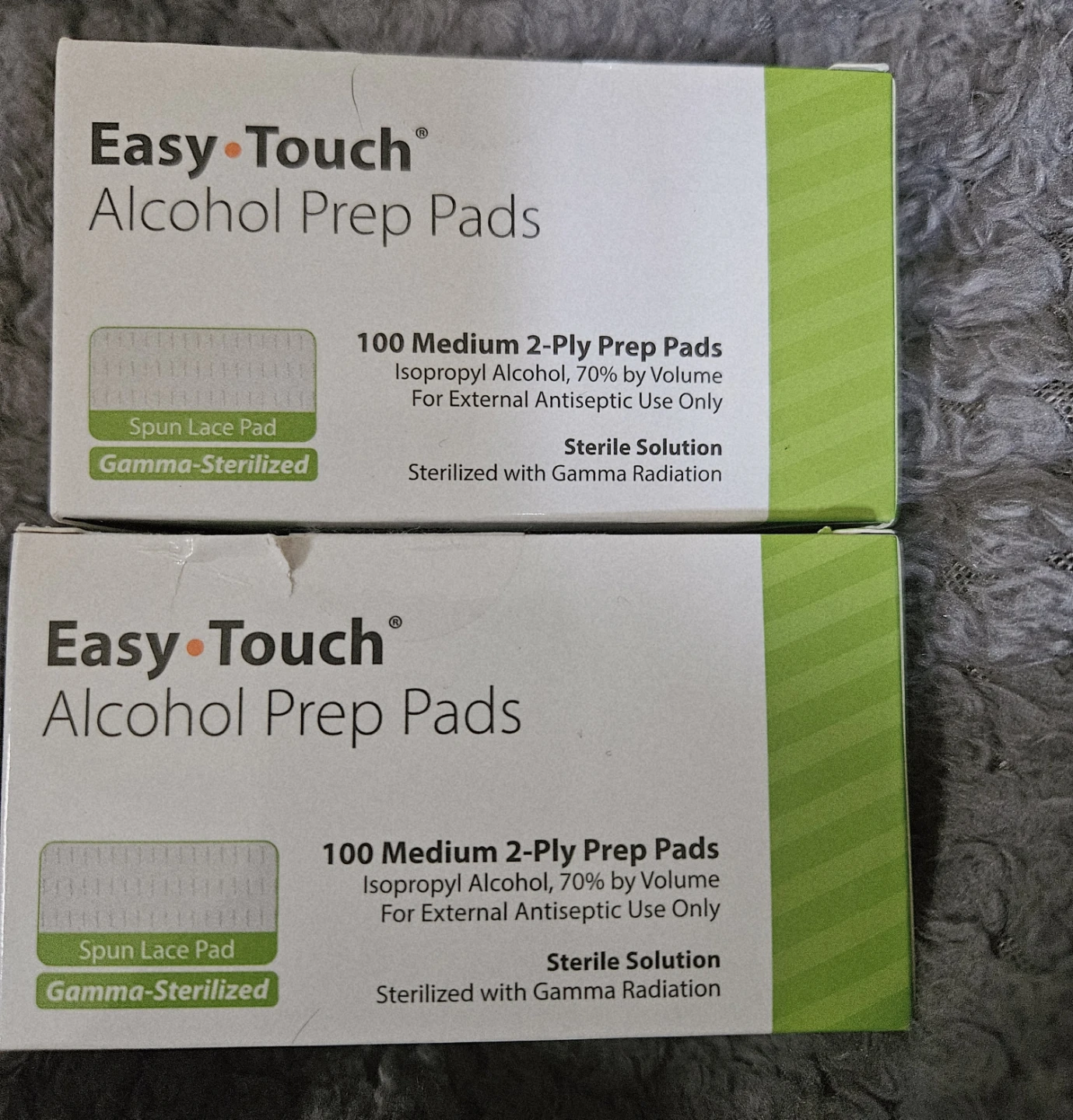 #NIB Easy-Touch Alcohol Prep Pads - Medium 2-Ply (100 Count)