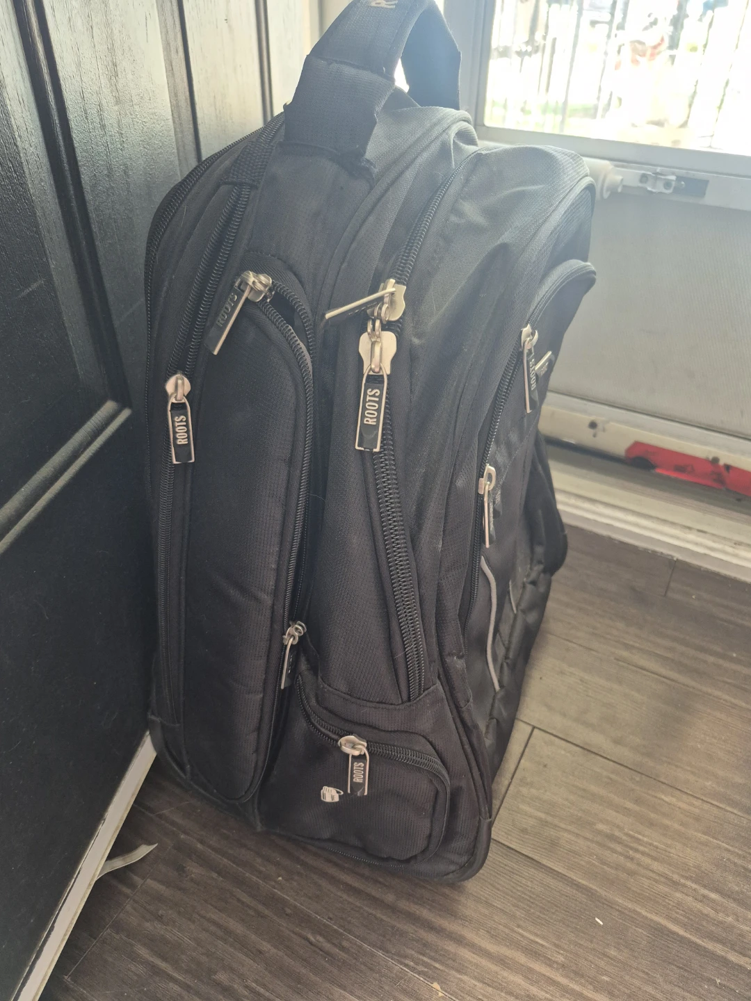 Roots Black Rolling Backpack - photo 2