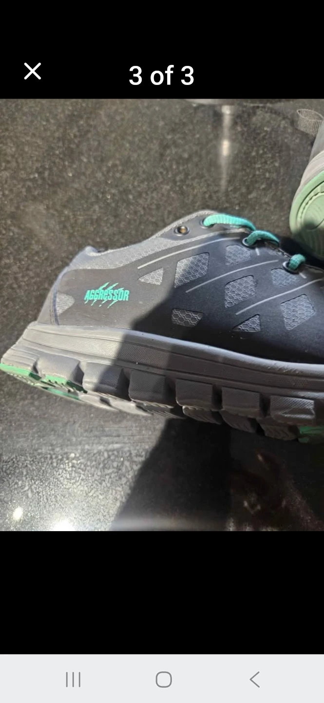 Aggressor Grey Teal Athletic Shoes - photo 2