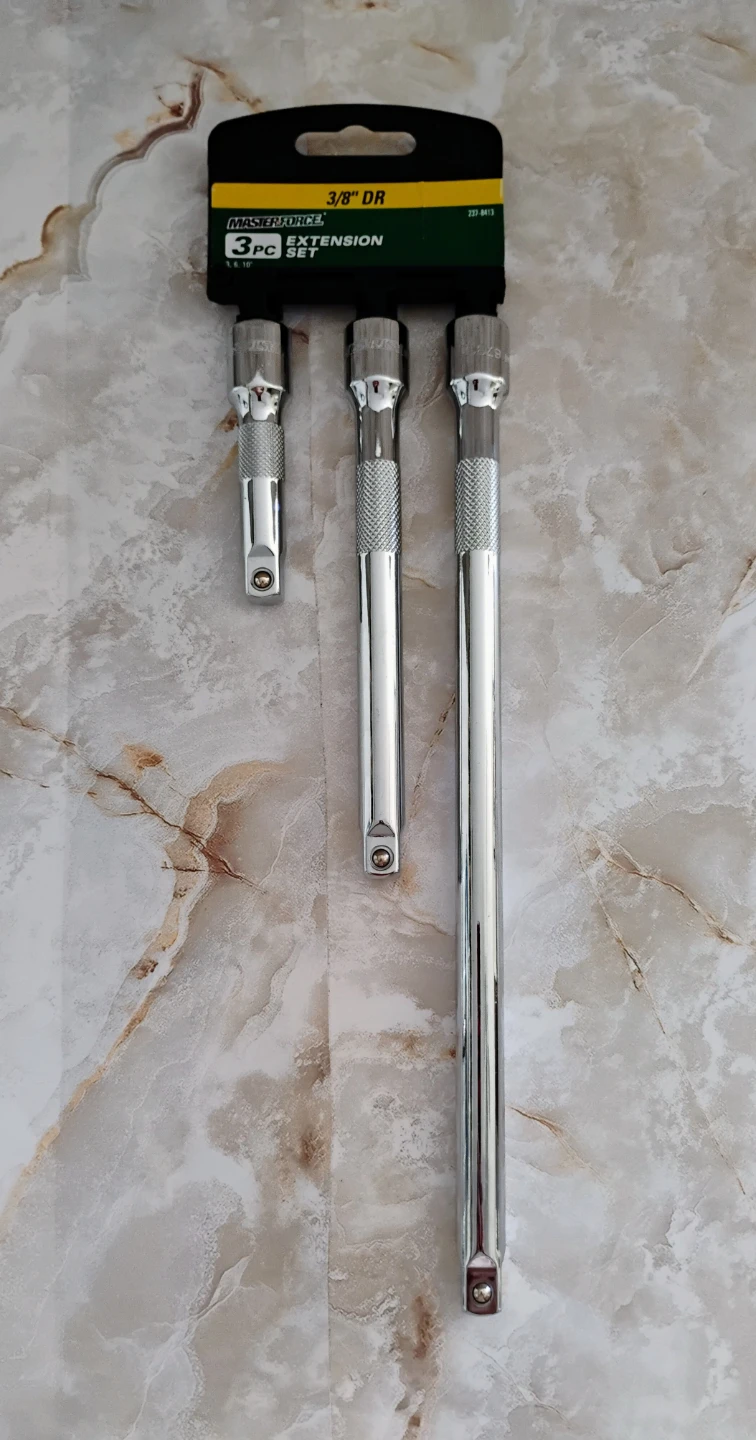 3/8” DRIVE EXTENSIONS (SET OF 3)