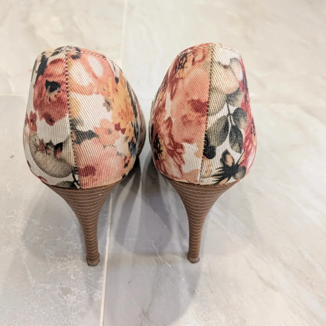 Christian Siriano Floral Heels - photo 5