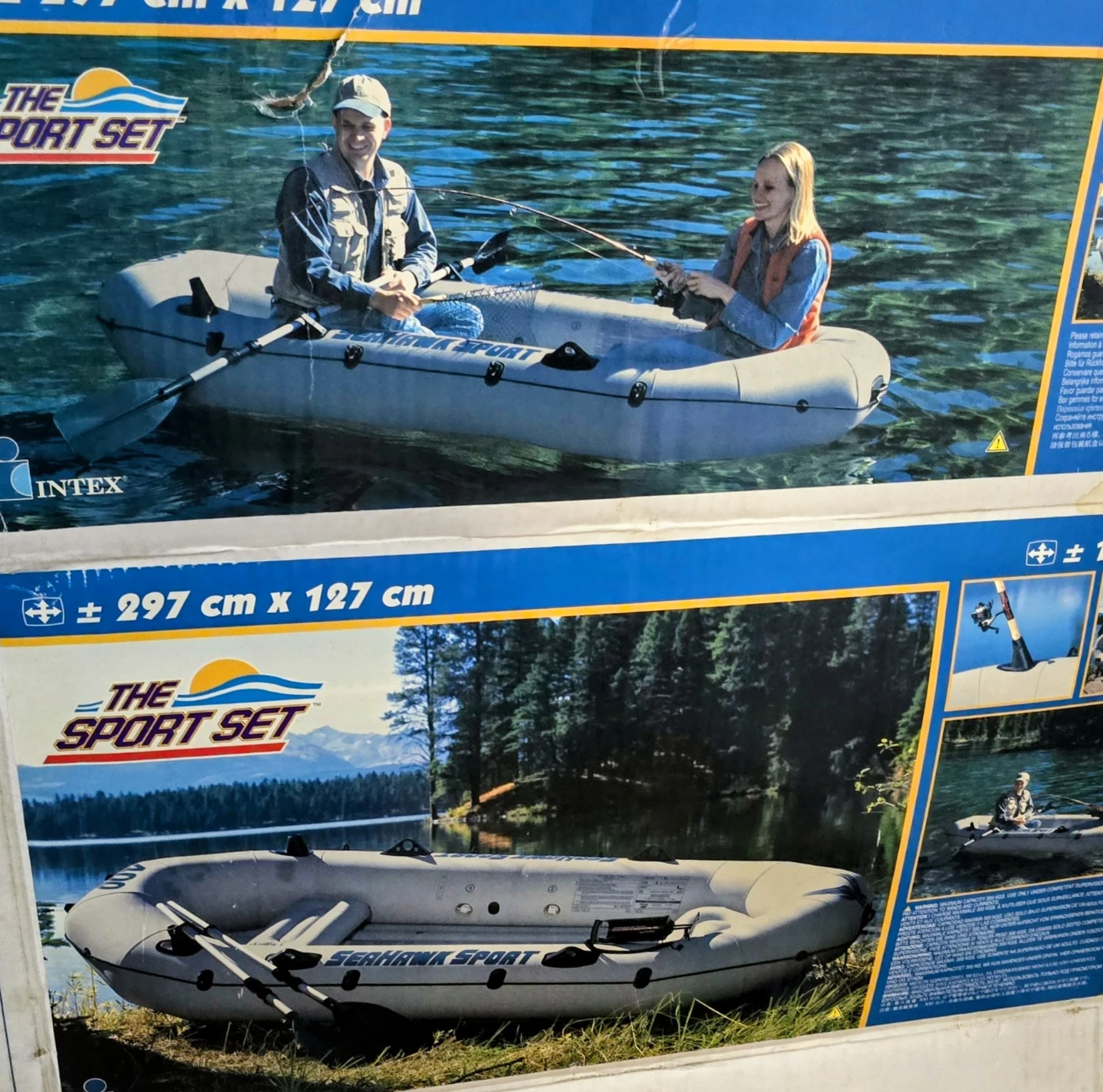 Intex Seahawk Sport Set Inflatable Boat