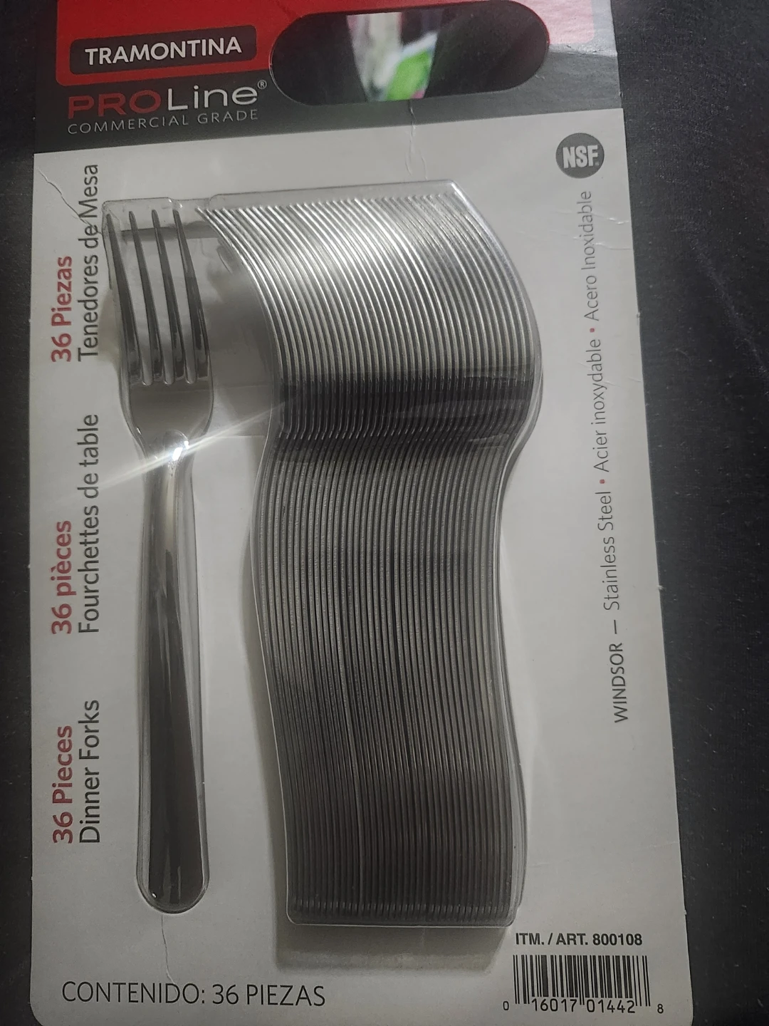 Tramontina ProLine 36 Dinner Forks, Stainless Steel