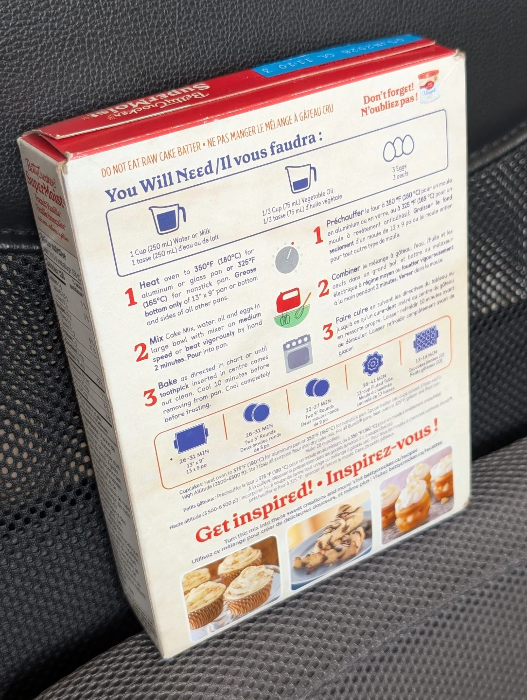 Betty Crocker SuperMoist French Vanilla Cake Mix - photo 3