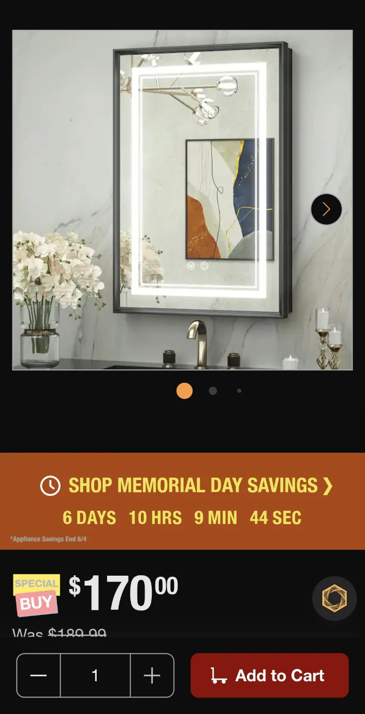 KeonJinn 16 Framed LED Medicine Cabinet - photo 2