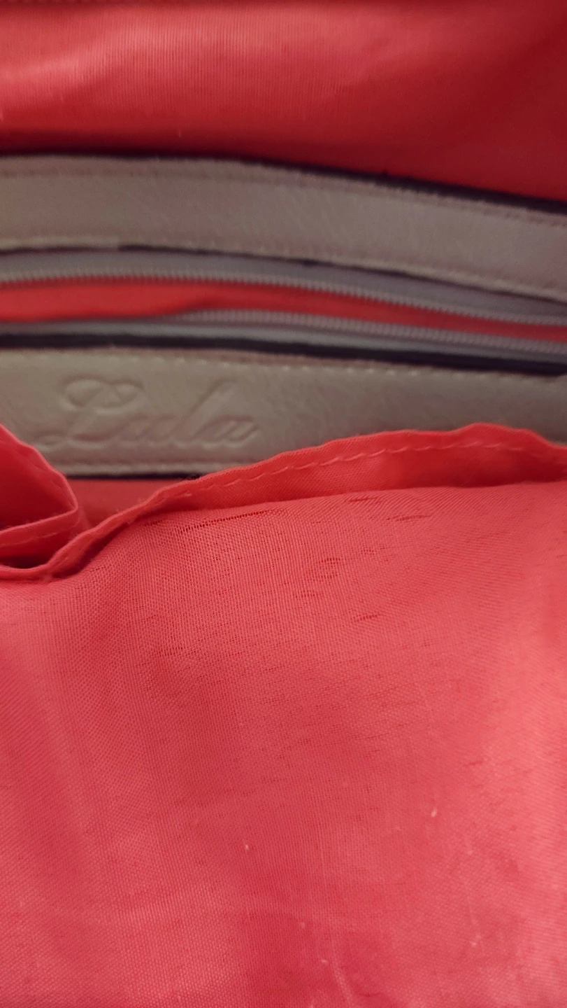 Red Faux Leather Tote Bag - photo 3