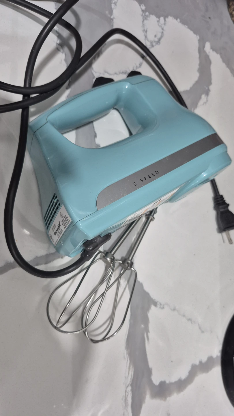 Kitchenaid ultra power hand mixer sky blue