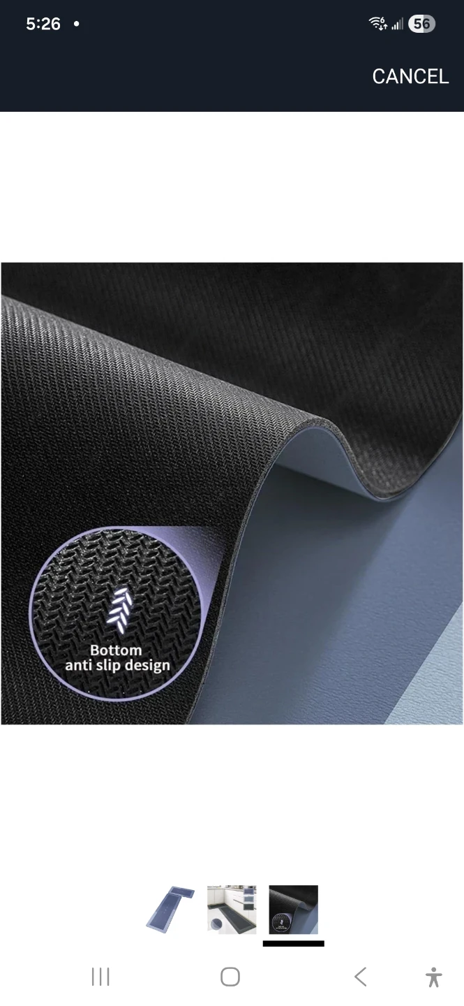 Set of 2 Anti-Slip Kitchen Mats - photo 2