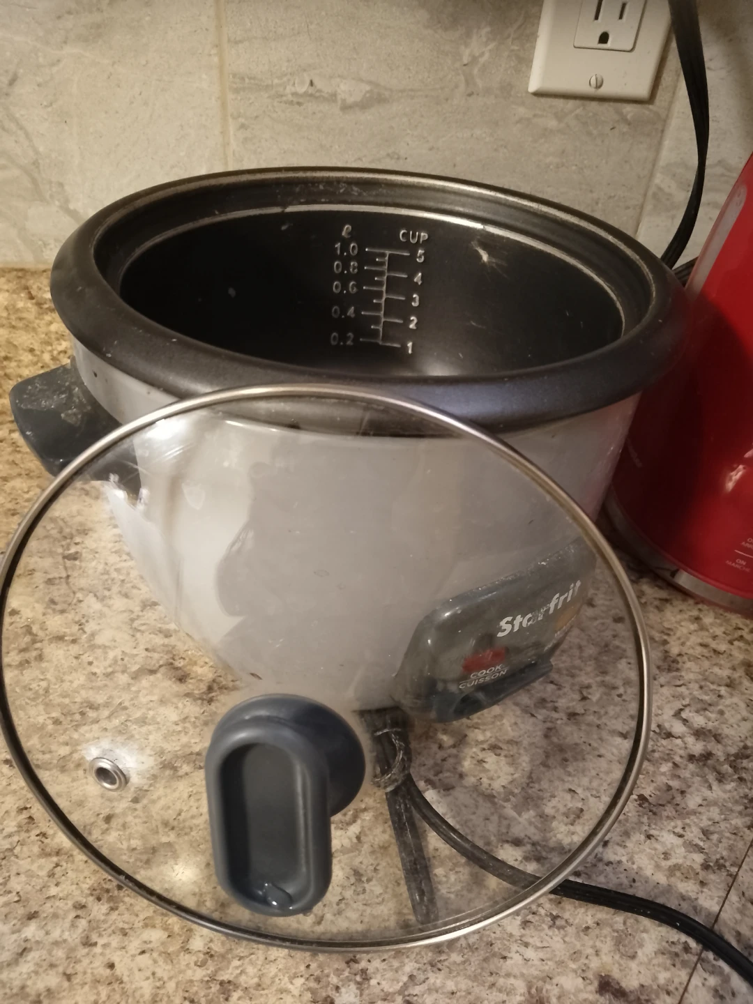 Starfrit Rice Cooker with Glass Lid