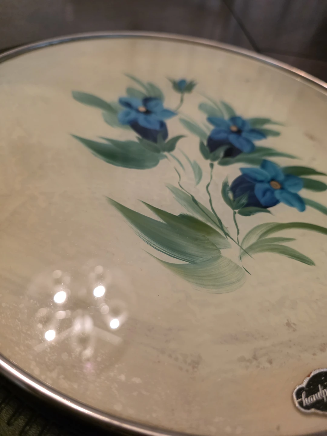 Vintage Germany Hand Painted Tray - photo 2