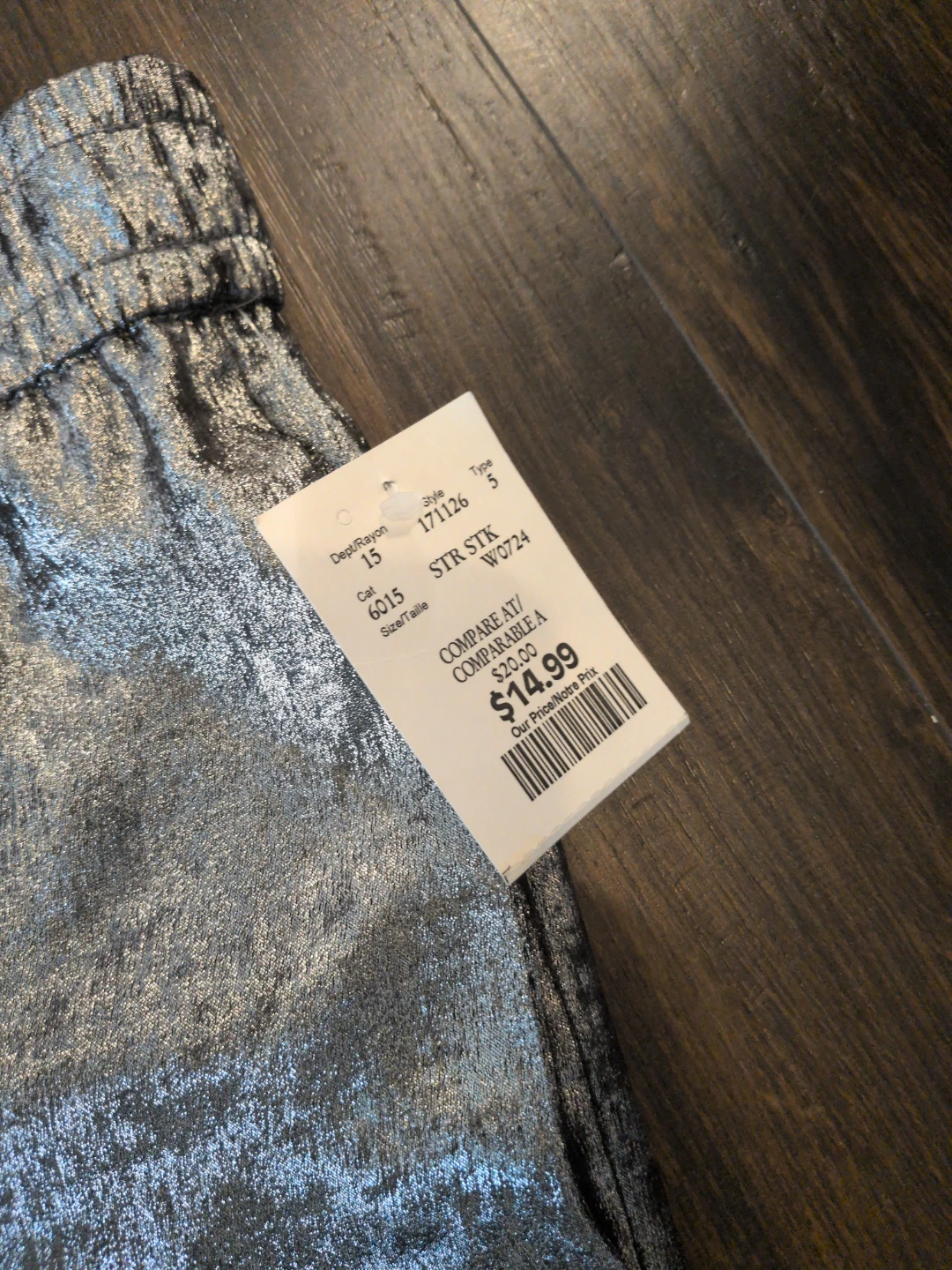ZARA Metallic Silver Pants - photo 2