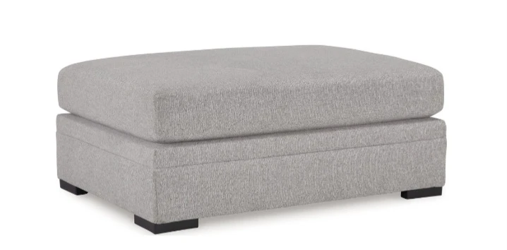 Grey Sectional Sofa with Ottoman - photo 3