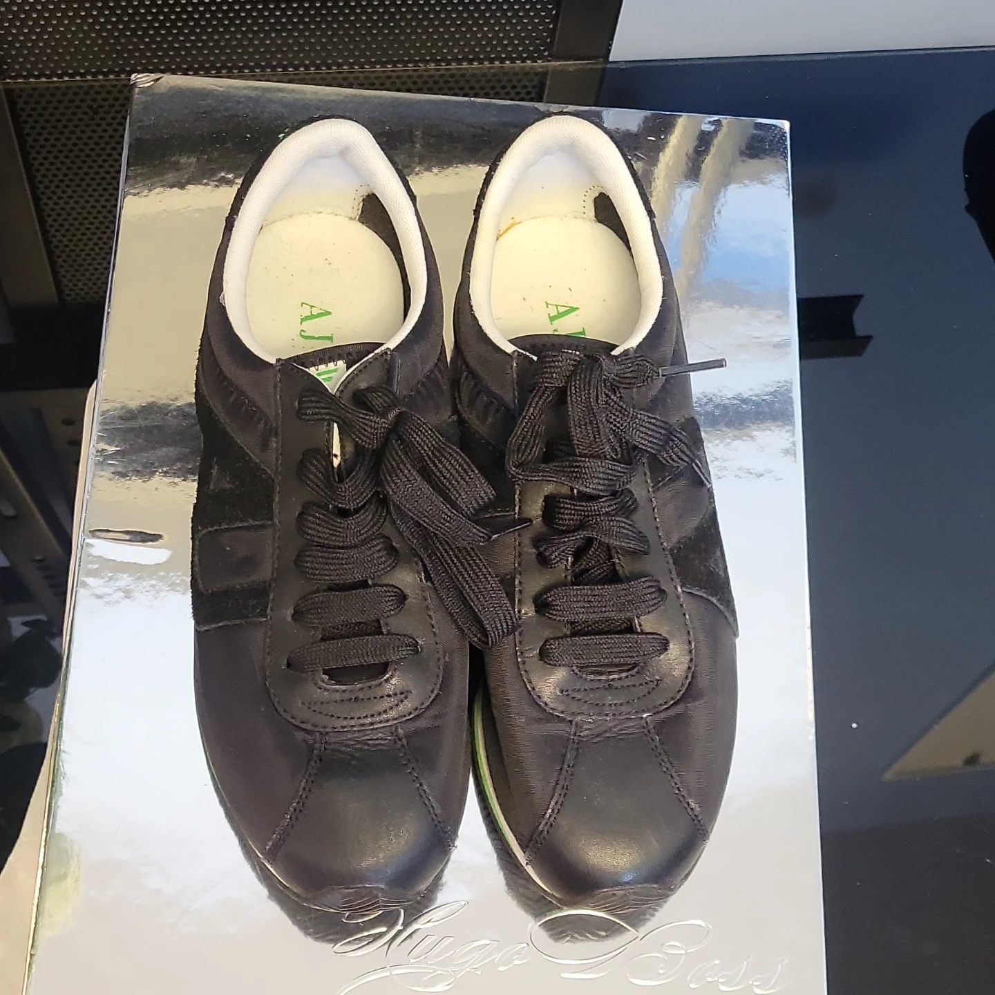 Armani Jeans Black Sneakers - photo 2
