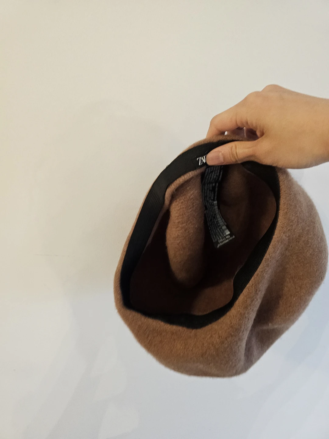 Zara Brown Wool Blend Beret - Size M - photo 3