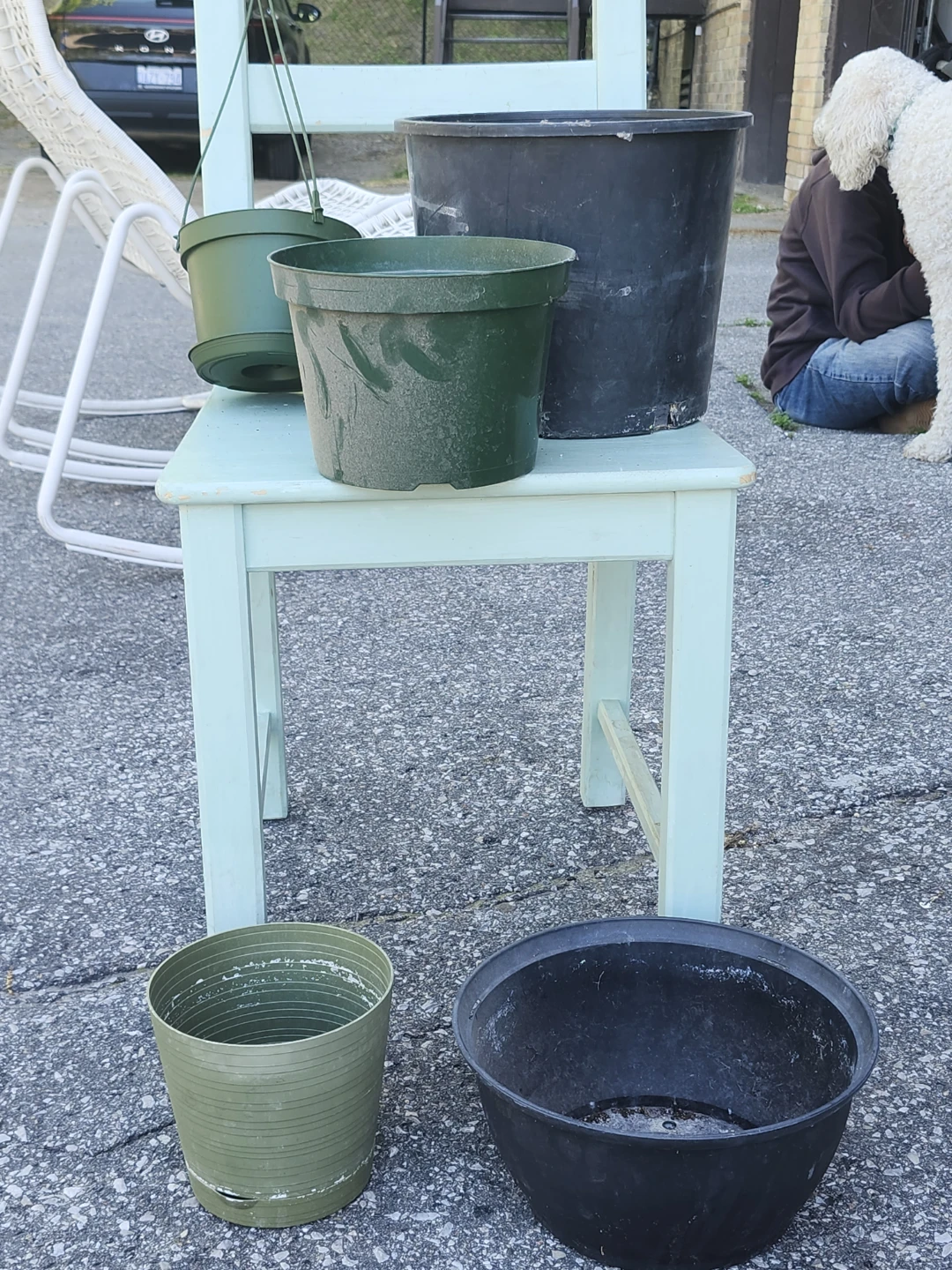 Assorted Plastic Plant Pots