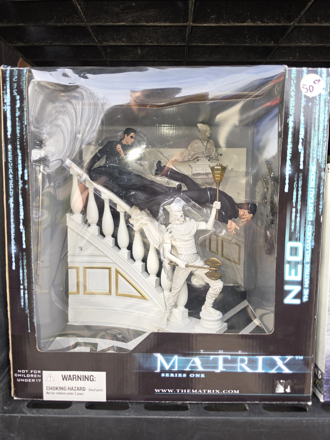The Matrix Series One Neo Reloaded Chateau Scene Action Figure