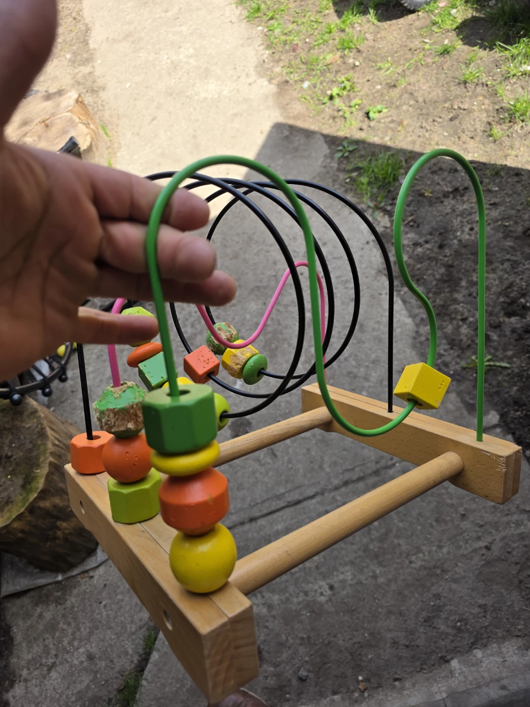Wooden Bead Maze Toy