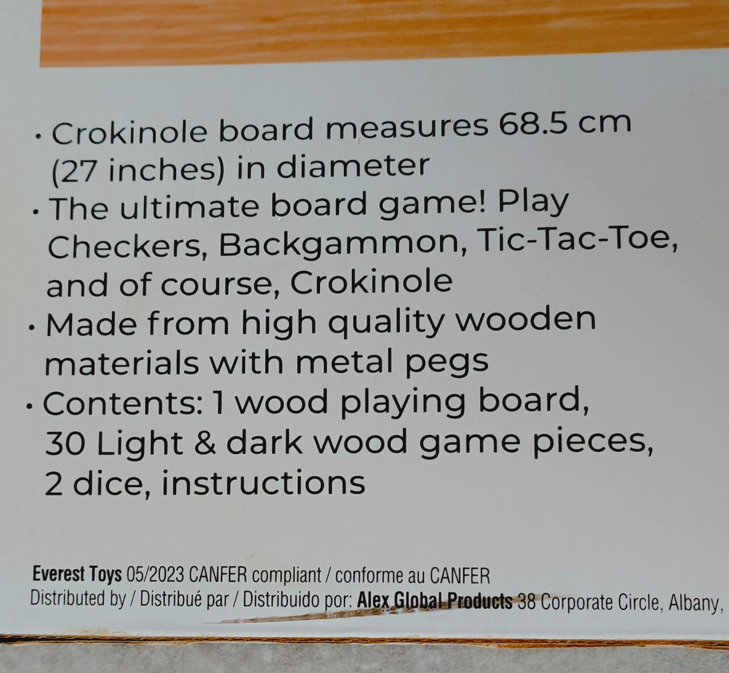 Deluxe Crokinole Board Game - photo 5