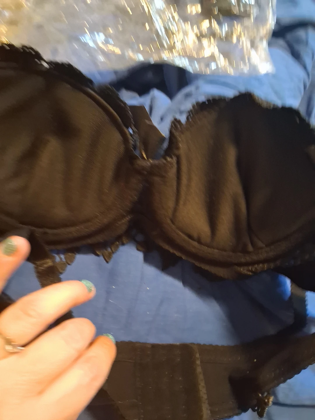 Black Lace Bra - 38/85 - photo 3