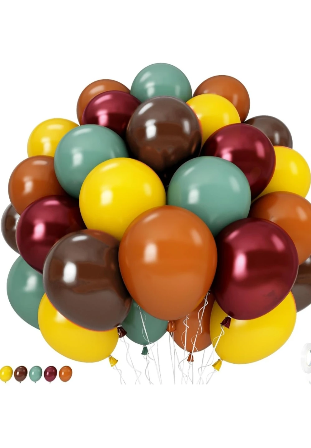 Balloons for fall/safari event themed decorations