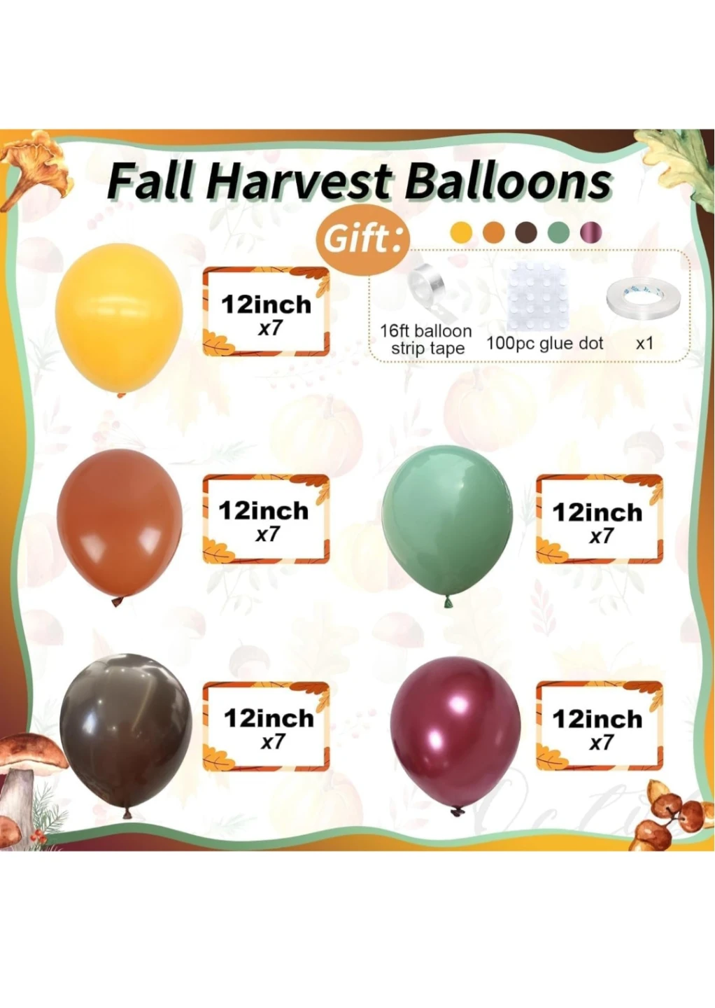 Balloons for fall/safari event themed decorations - photo 4