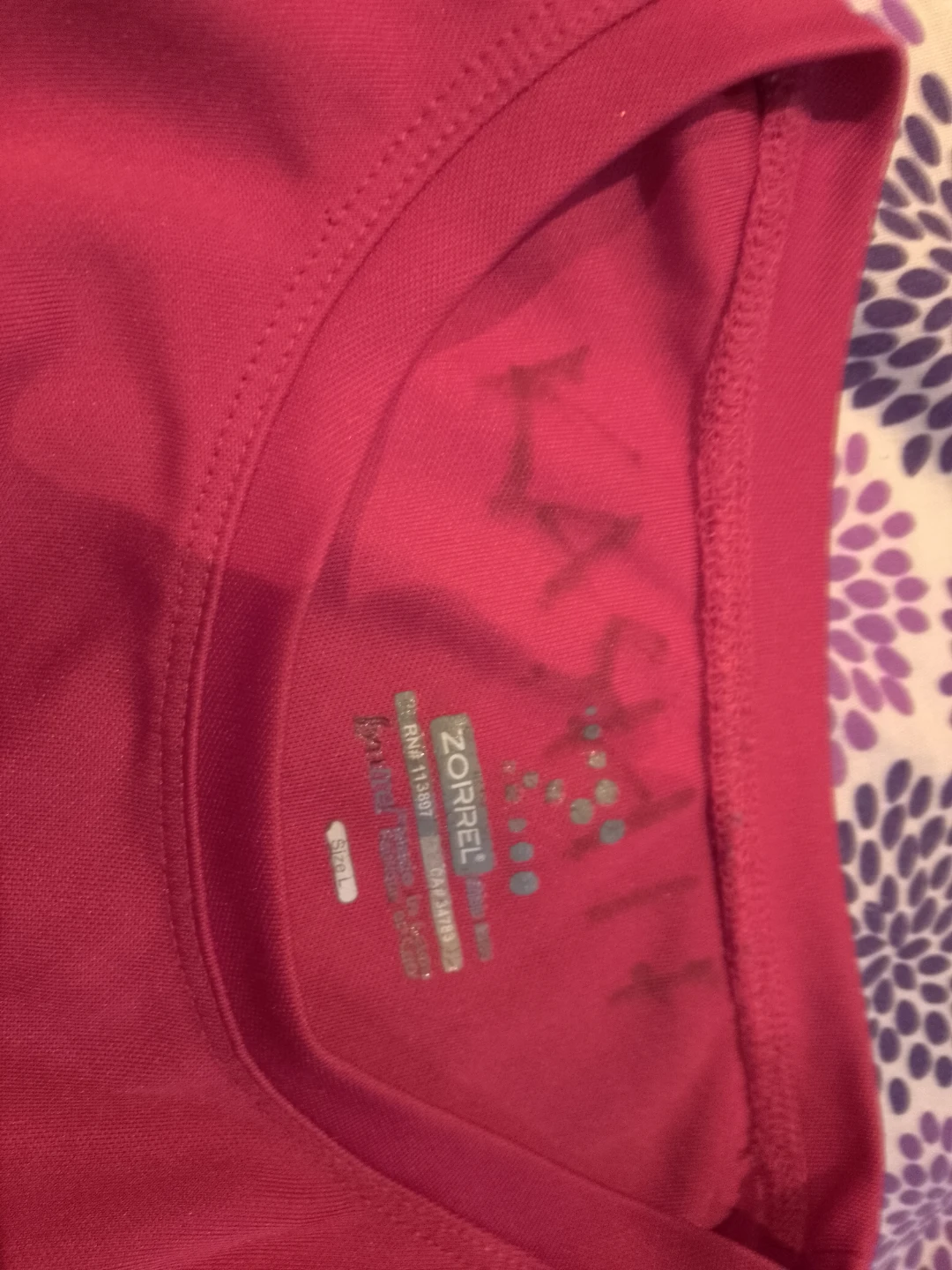 Red athletic T-shirt - photo 2