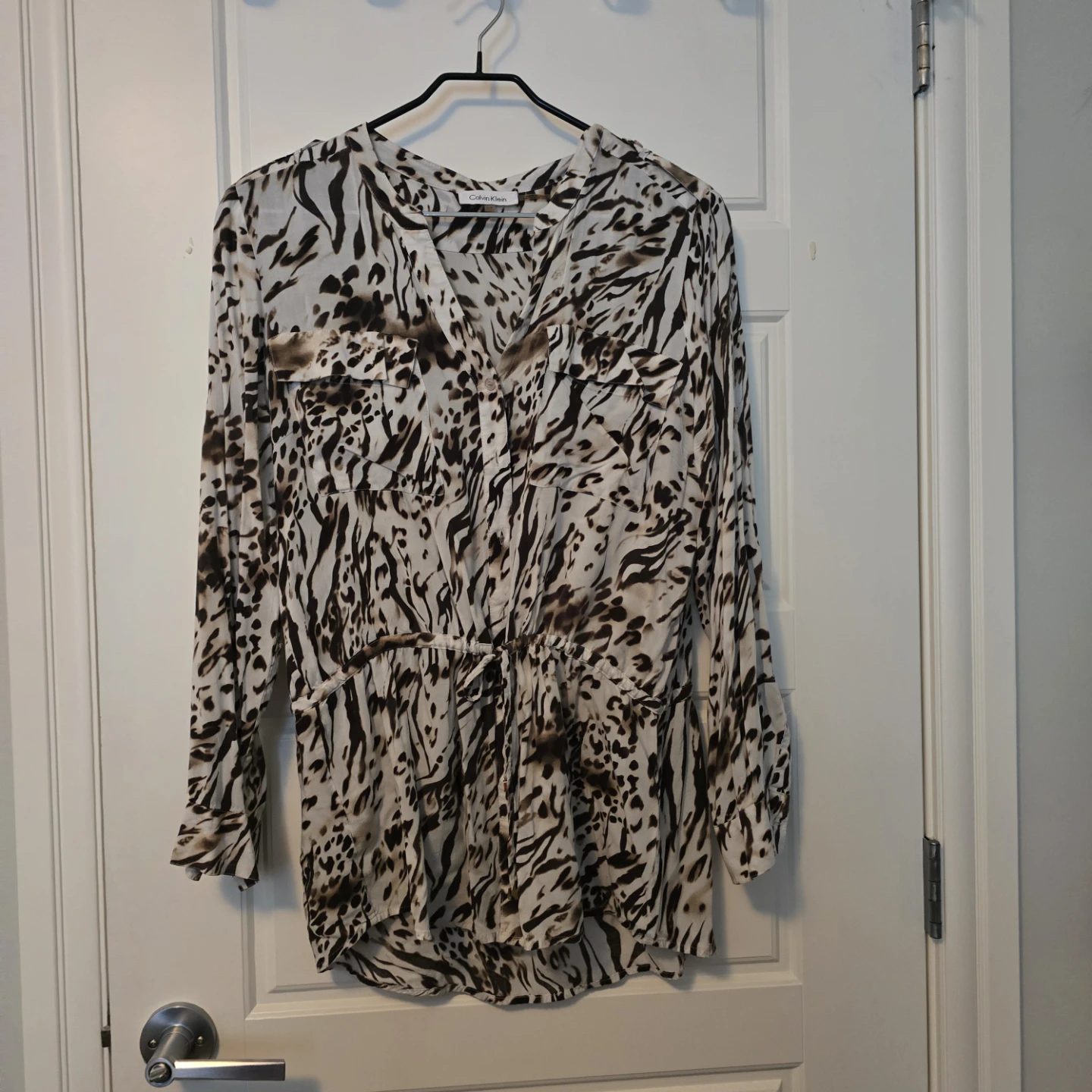 Calvin Klein Women's Long Sleeve Tunic Top