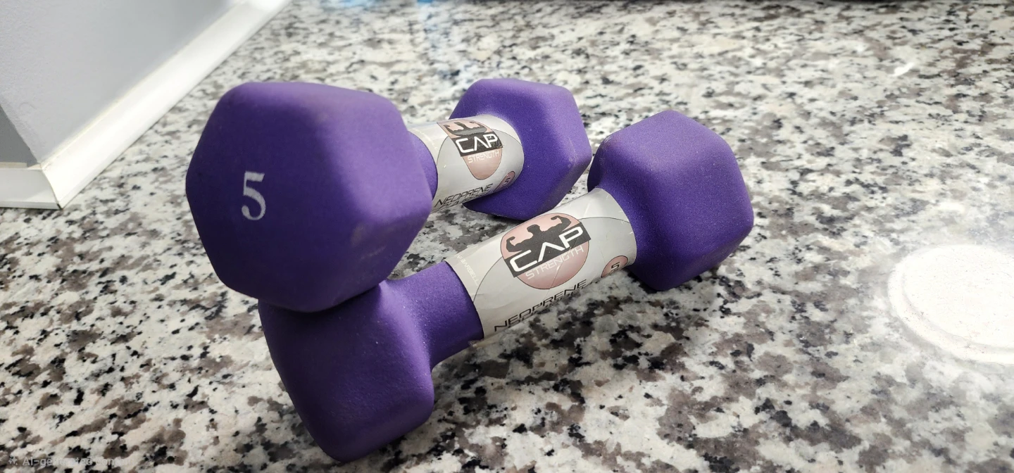 CAP Strength 5 lb Neoprene Dumbbells (Pair)