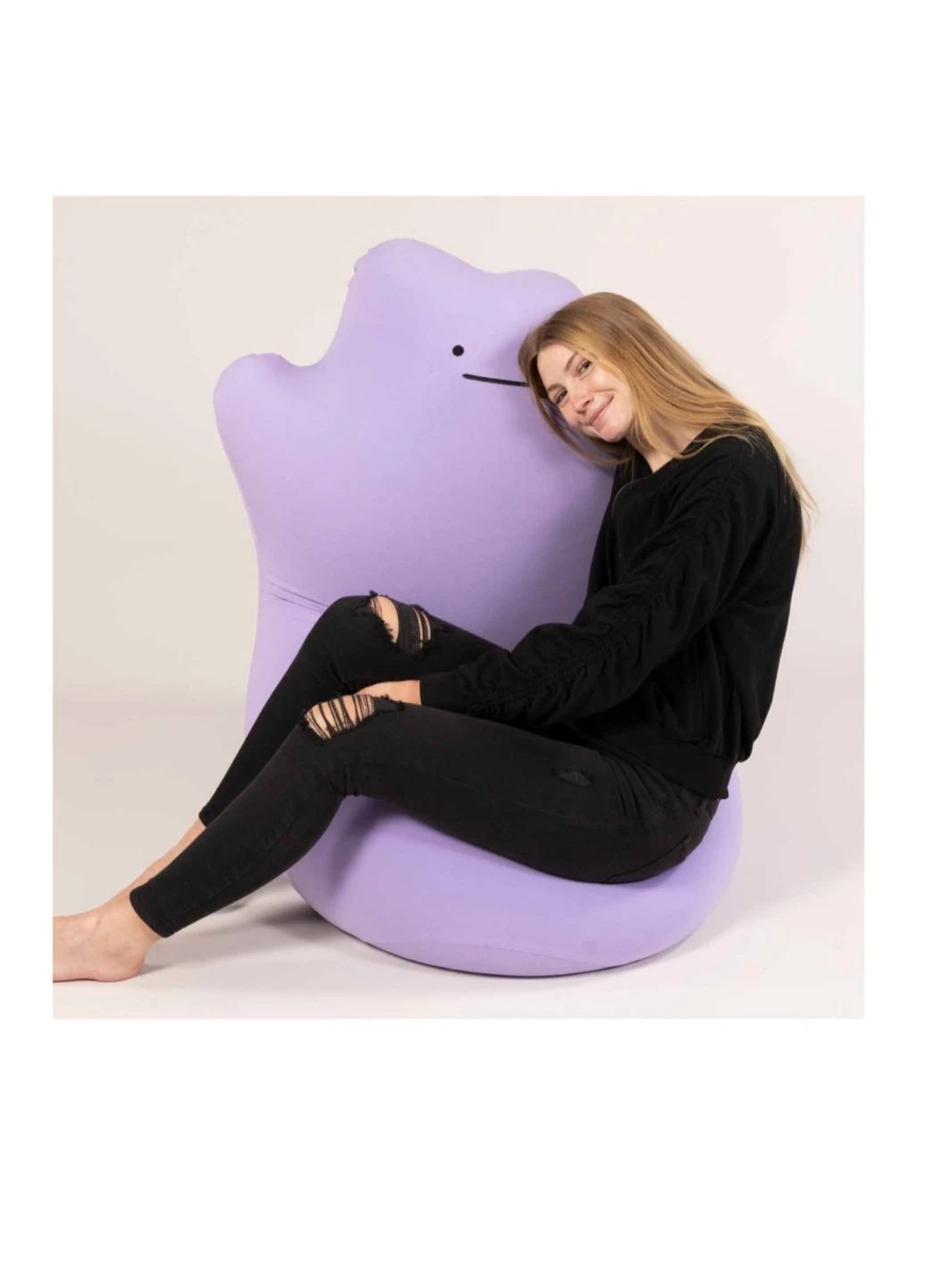 Pokémon Ditto Giant Bean Bag Chair By Yogibo (Rare Collectible) - photo 5