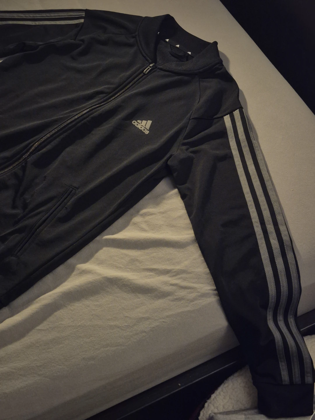 XL Adidas black zip up long sleeve - photo 2