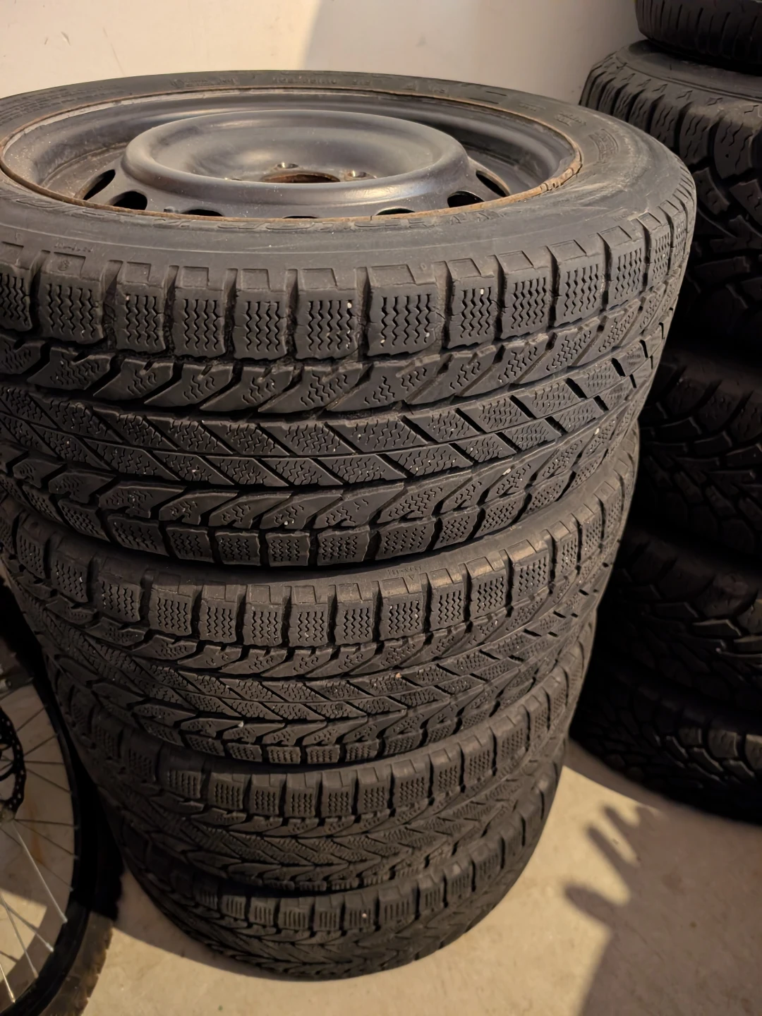 Winter Tires on Rims - 205/55R16