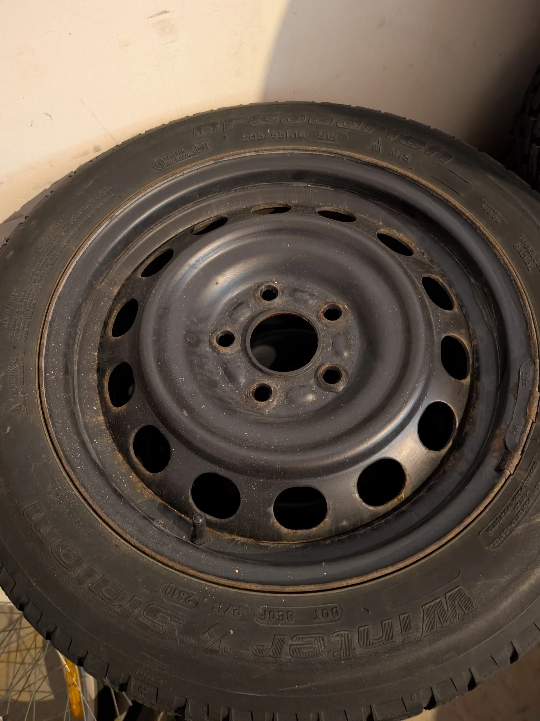 Winter Tires on Rims - 205/55R16 - photo 2
