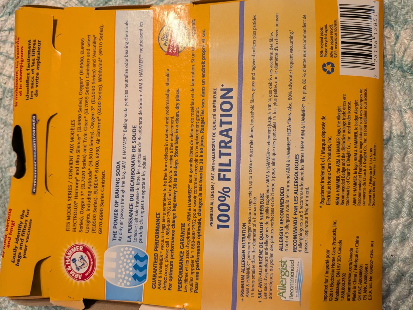 Arm & Hammer Vacuum Bags - two bags left - photo 3