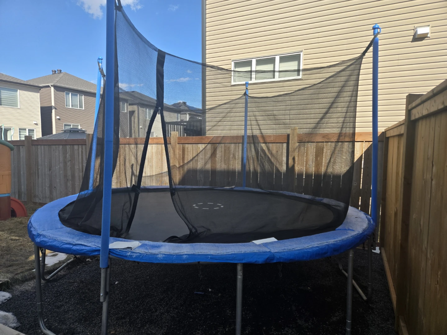 Blue Backyard Trampoline with Safety Net - photo 5