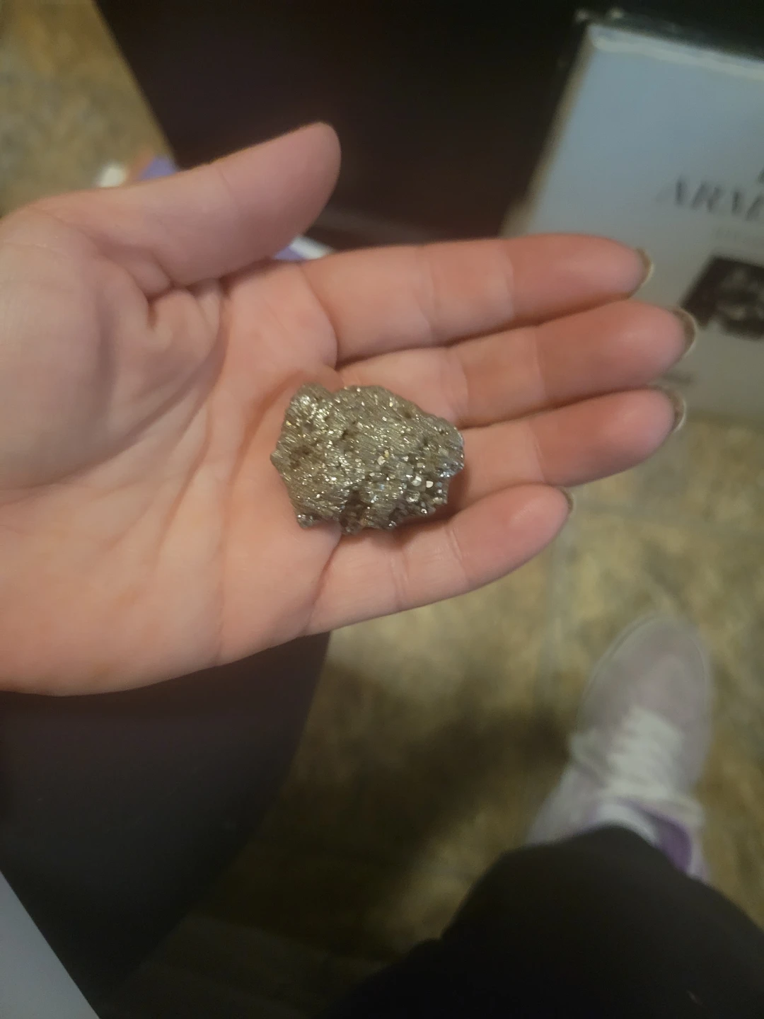 Raw pyrite cluster - photo 2