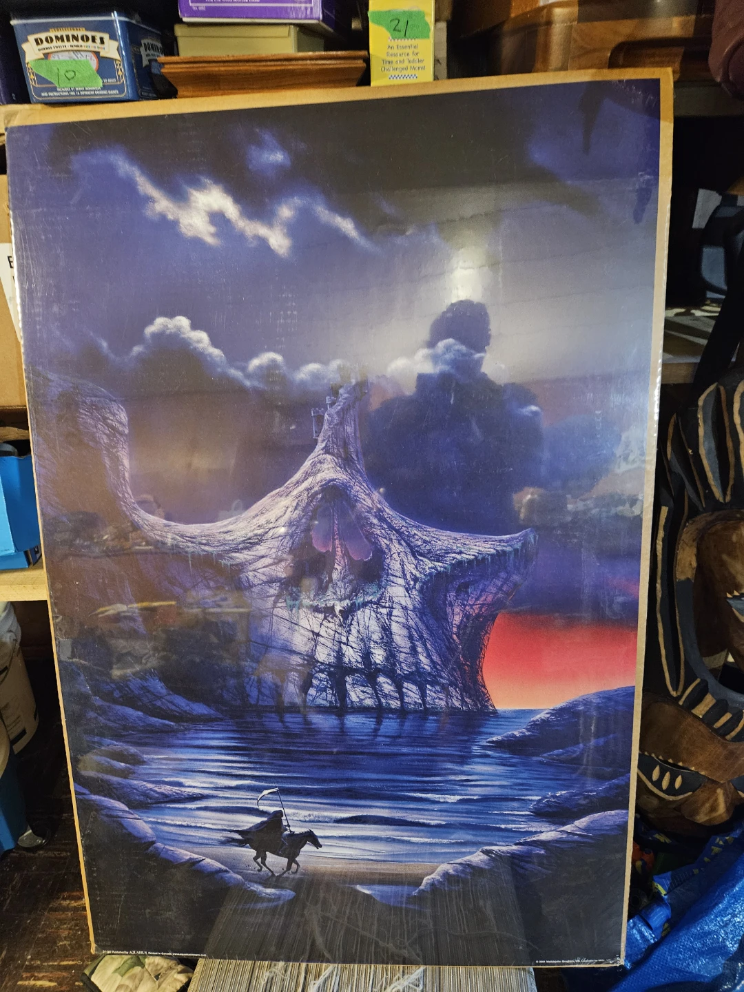 Fantasy Art Print - Grim Reaper on Horseback - photo 2