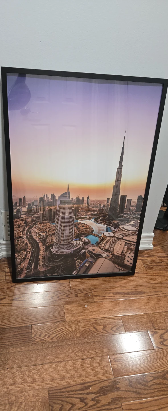 Ikea Frame with Dubai skyline