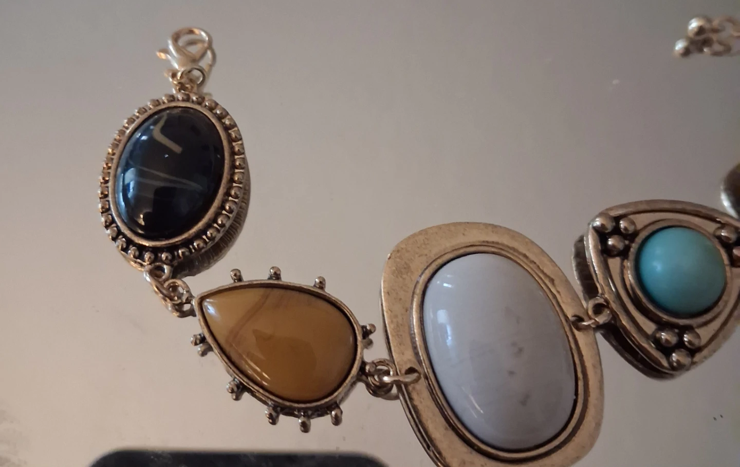 Assorted Gemstone Charm Bracelet - photo 4