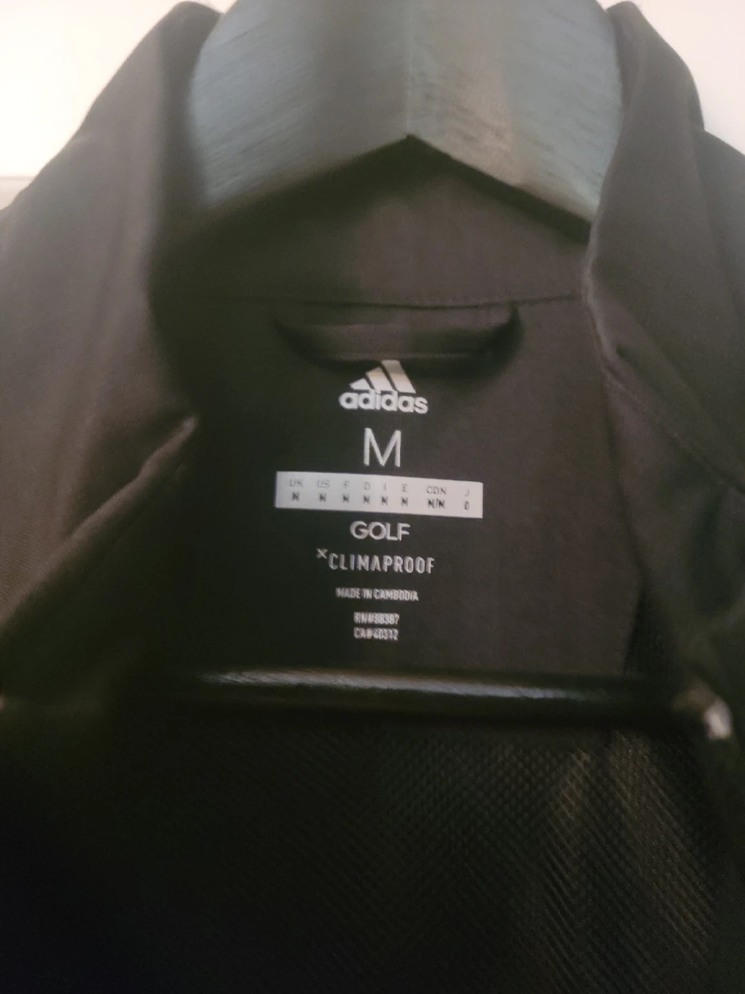 Adidas Golf 2 layer Rain Jacket .Medium.BN