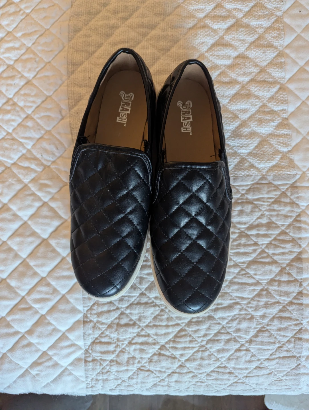 US11 Faux Leather Quilted Slip-On Sneakers - photo 2