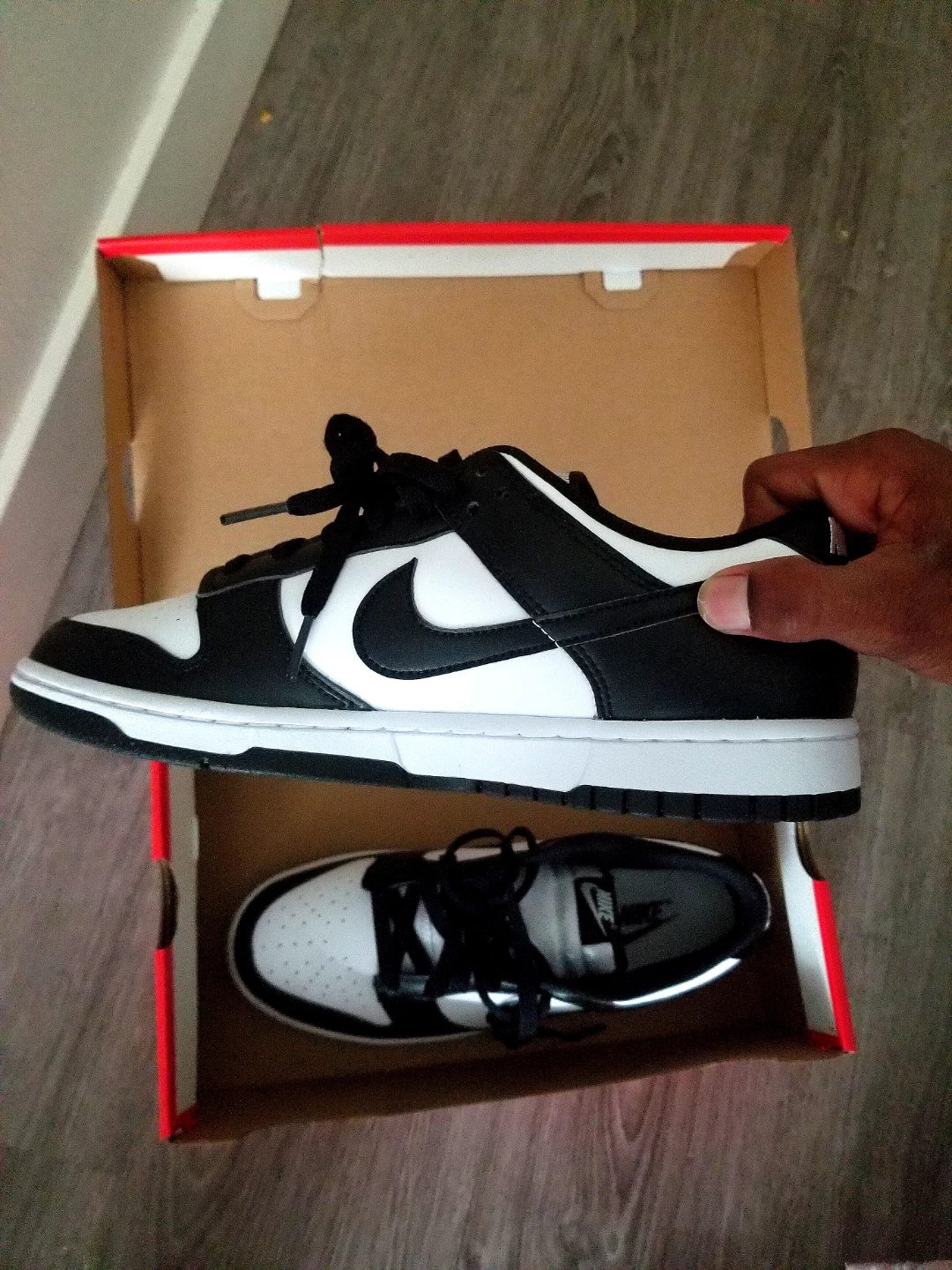 Nike Dunk Low Black White - photo 4
