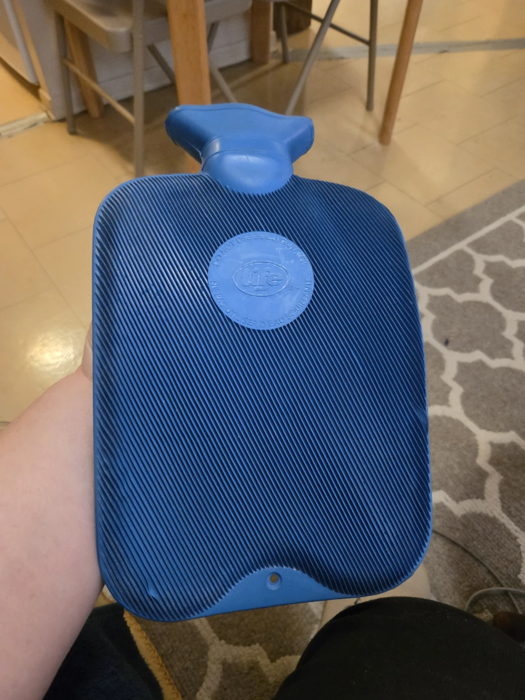Blue Hot Water Bottle