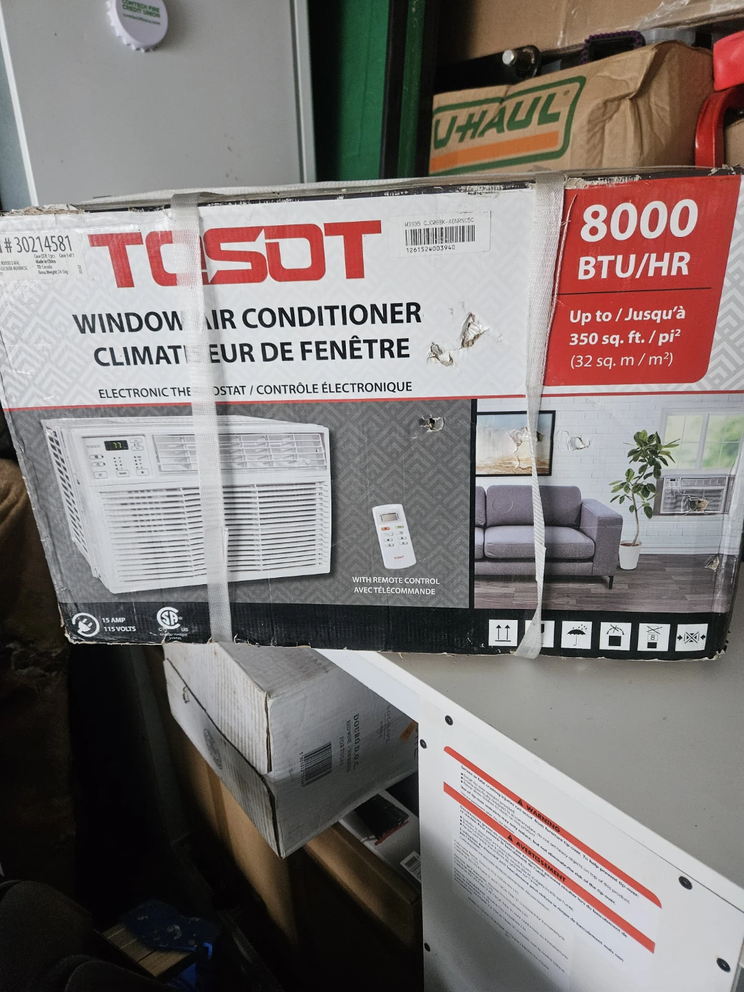 Tosot 8000 BTU Window Air Conditioner