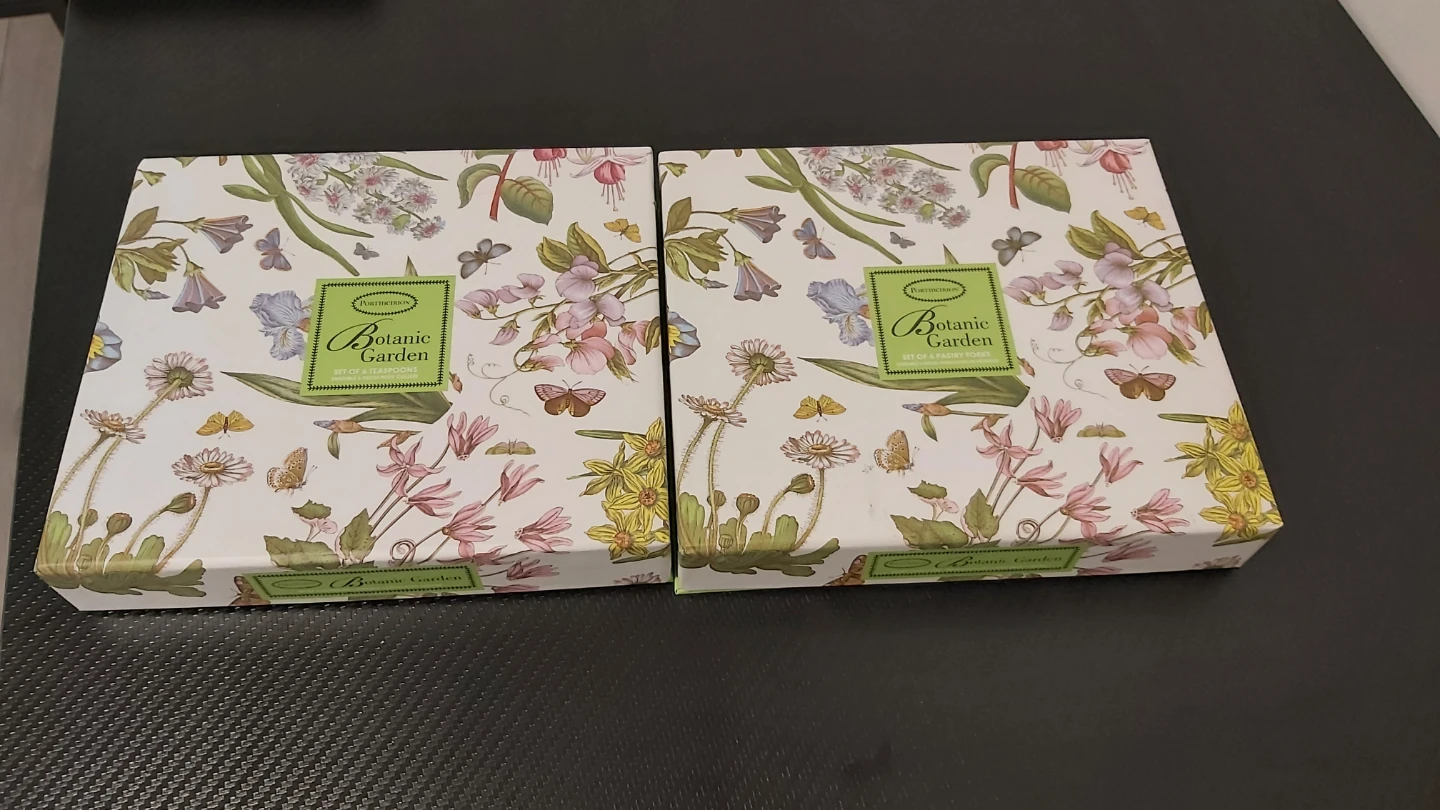 NEW Portmeirion Botanic Garden 6pc Teaspoons & Forks S