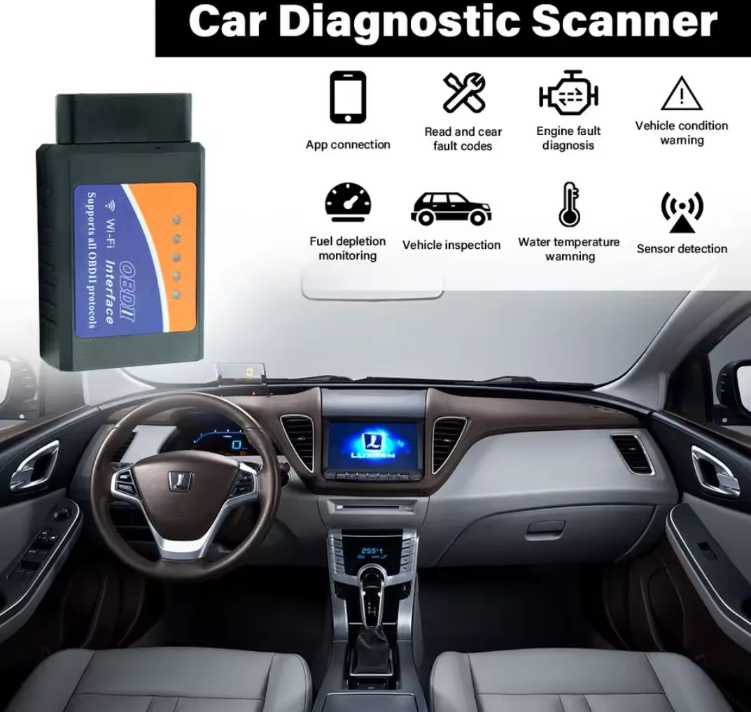 EUC - OBD2 OBD-II ELM327 Bluetooth Car Scanner - photo 2