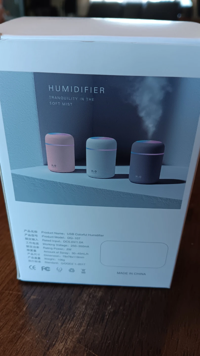 H2O USB Colorful Humidifier - photo 2