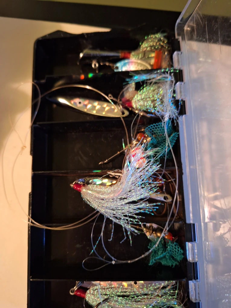Fishing Tackle Box with Lures and Line - photo 4